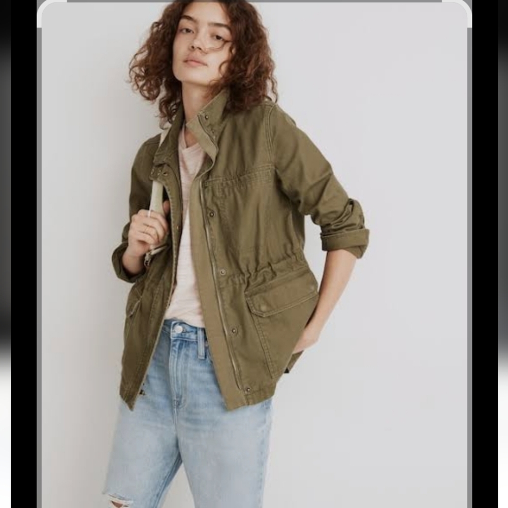 Madewell Utility Jacket in Olive Women Size Xs, Used, Gread Condition.
